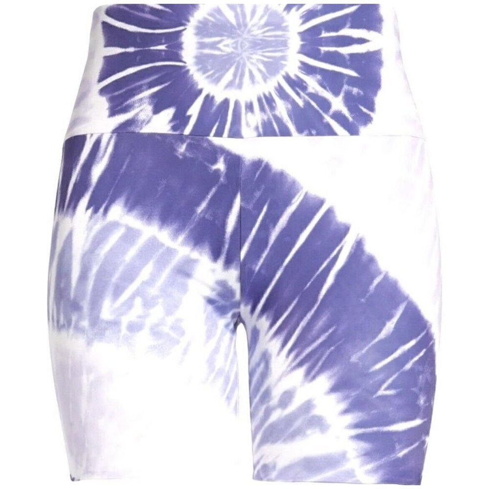 NWT AFRM Purple Tie Dye Lawson Biker Shorts - size XSmall - Picture 4 of 9